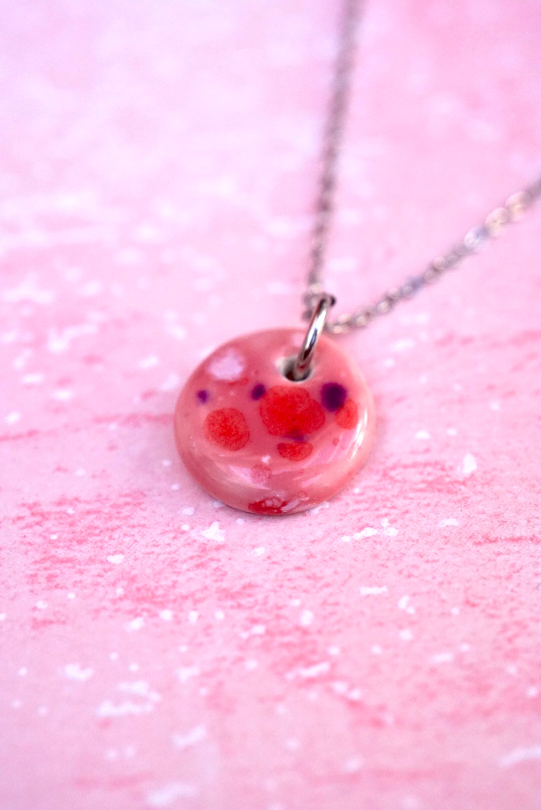 Pink Menorca Necklace / Pink Paris Necklace