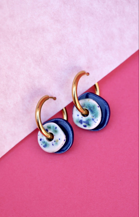Pendientes Tulum azul